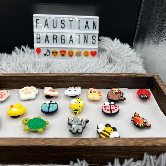 😈NEW 16 PC Animal Shoe Charms for Crocs, Purses, Bracelets, Wristbands & More😈 - Picture 3 of 3